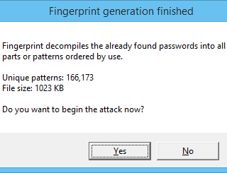 Fingerprint generation